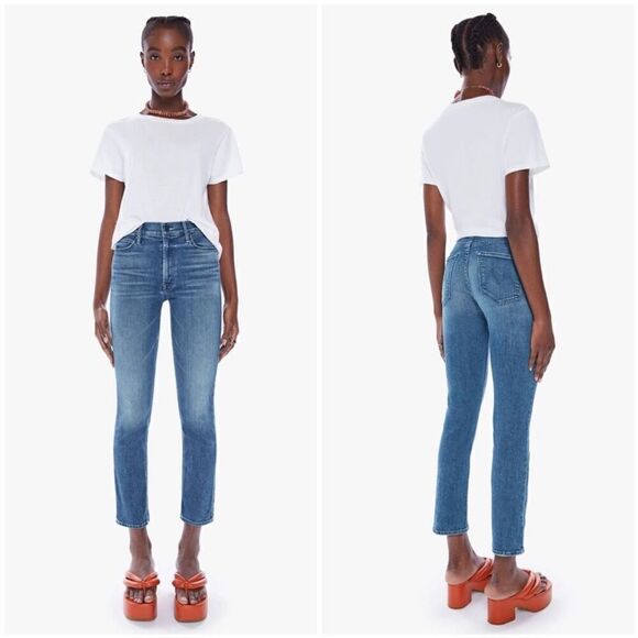 Mother Mid Rise Dazzler Ankle 30 Wish on a Star $248 - Picture 4 of 9